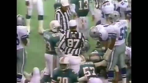 1987-11-22 Miami Dolphins vs Dallas Cowboys
