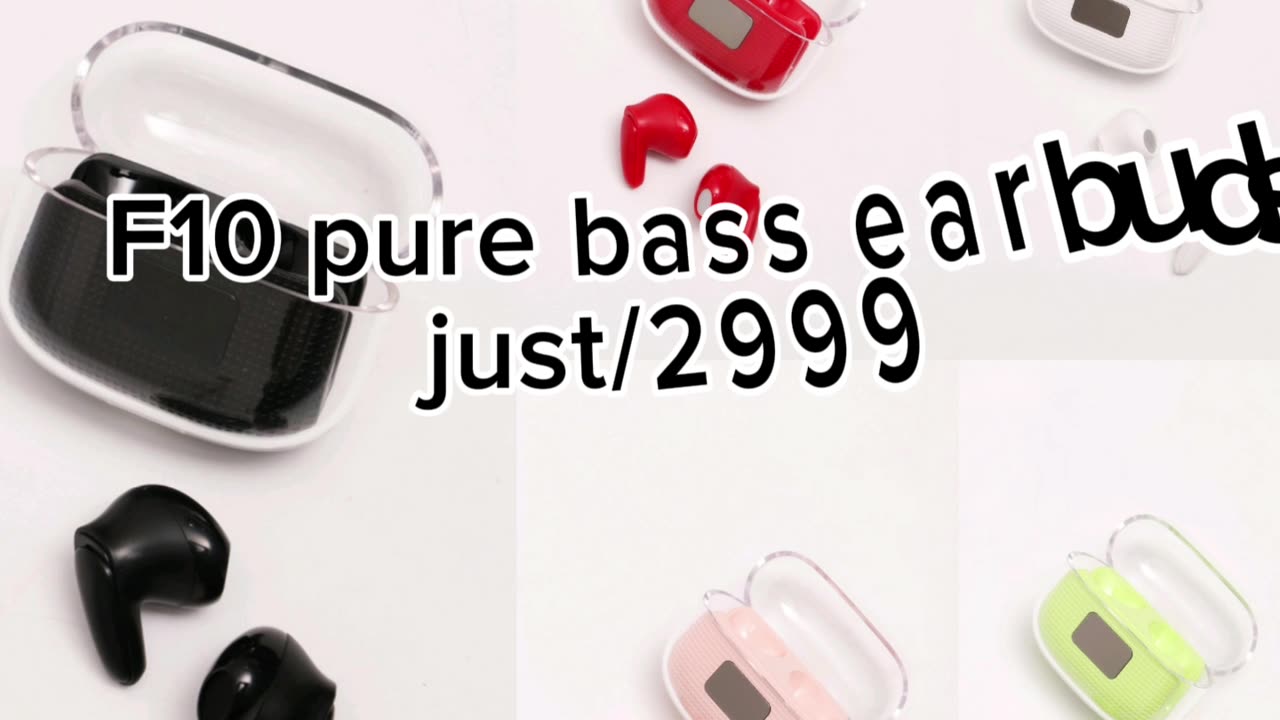 f10 pure bass earbuds in just/2999 order number +923248238044