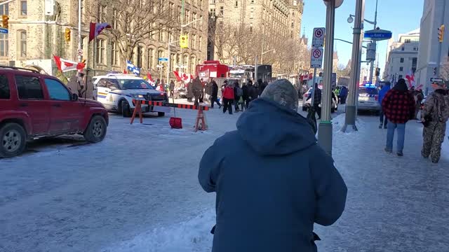 Canada Freedom Protest in Ottawa - Saturday Feb 5, 2022