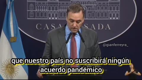 Argentina No Adiere al Tratado de Pandemias de la OMS - Vocero Presidencial