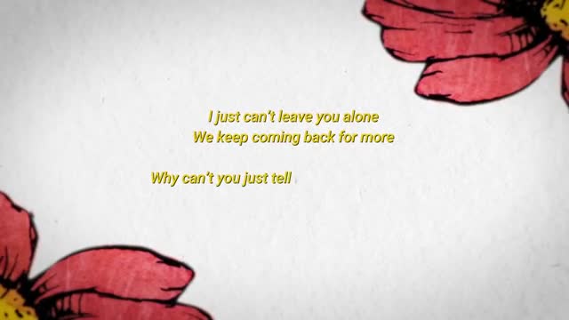 Check Out Latest Official Lyrical Video Song - 'Can't Leave You Alone' Sung