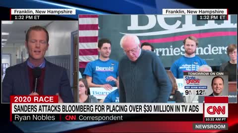 Millionaire Bernie Sanders slams billionaire Mike Bloomberg