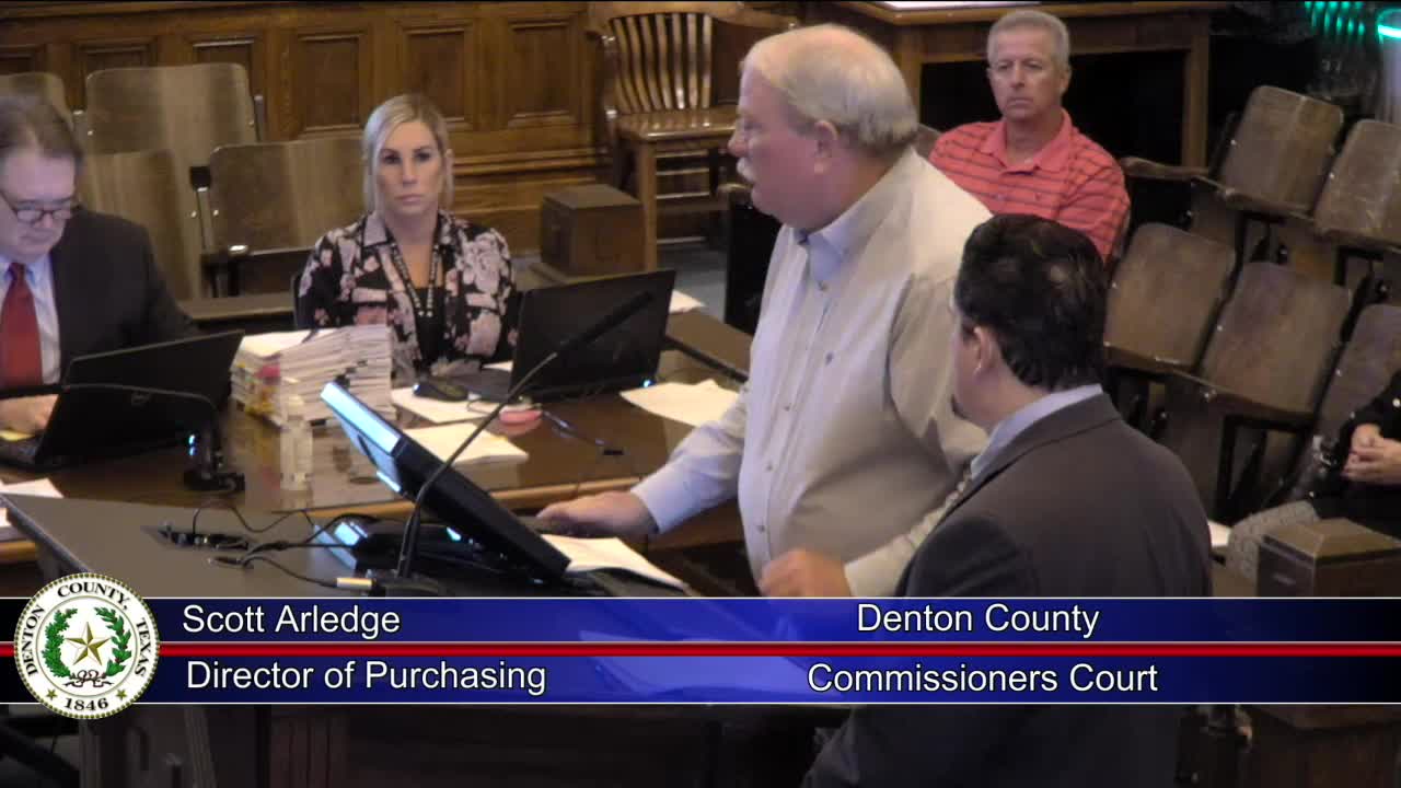 Denton County Commissioner's Court (9/28/21) CrowdStrike