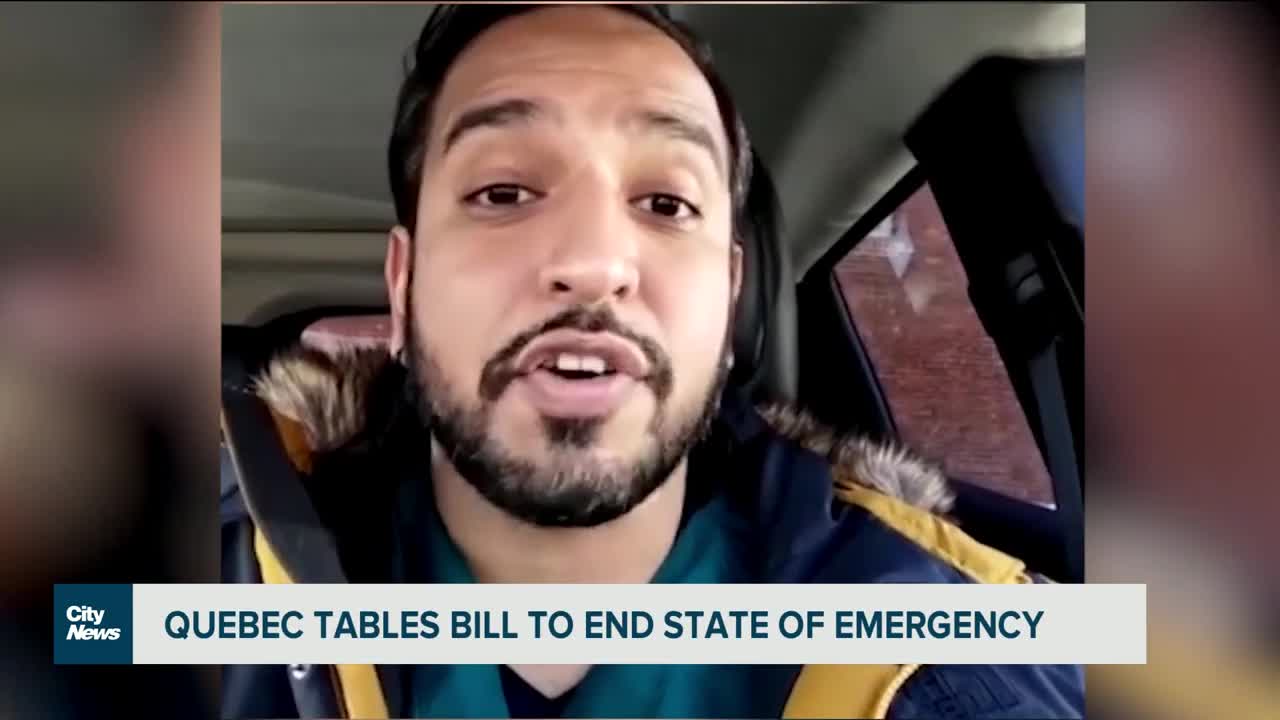 Quebec tables bill to end COVID-19 state of emergency