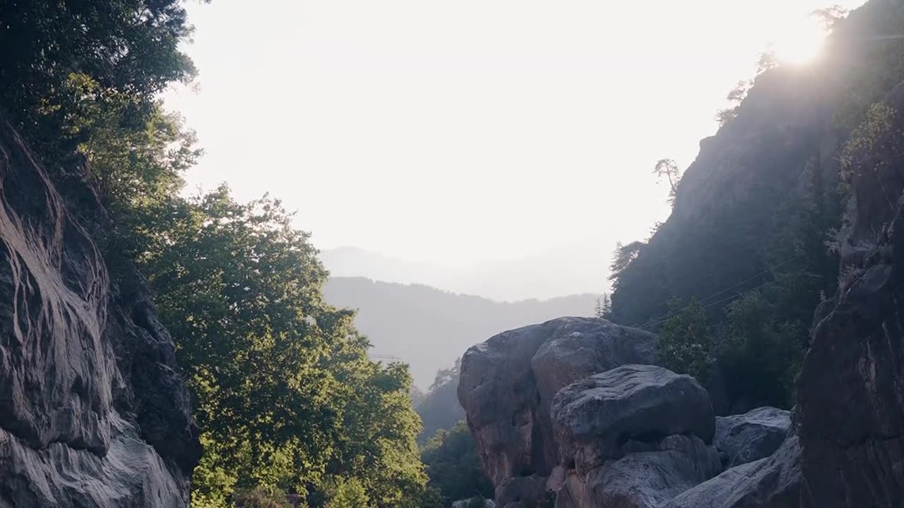 A beautiful mountain view with water view