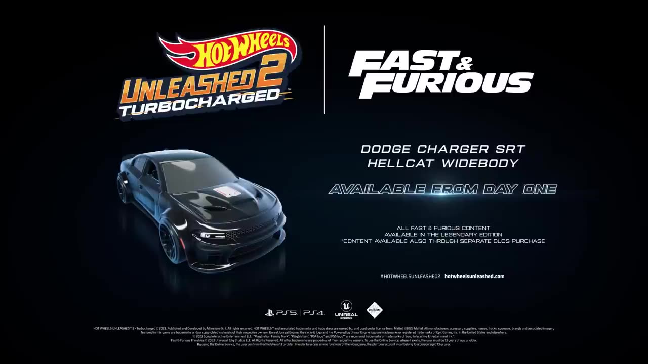 Hot Wheels Unleashed 2 - Turbocharged - Fast & Furious Trailer | PS5 & PS4 Games