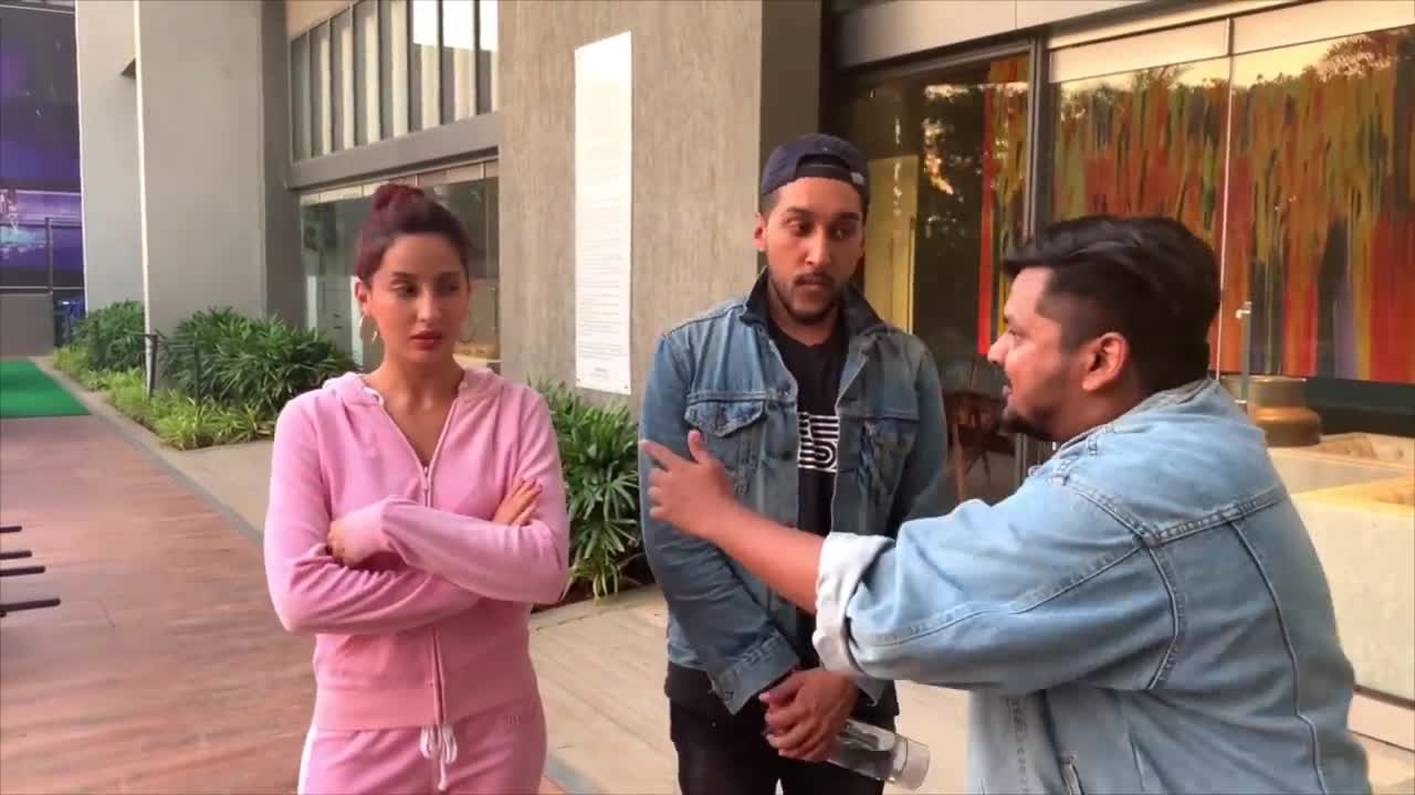 Comedy video with Nora Fatehi