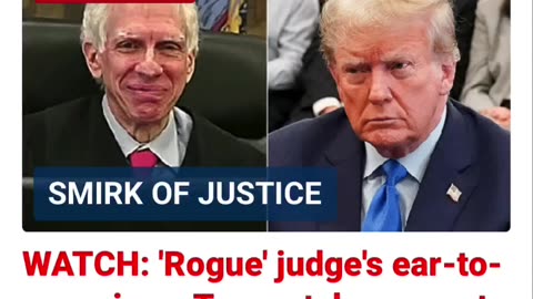 Look at this piece of sh!t corrupt judge