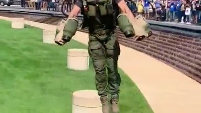 Look at this guy in the air