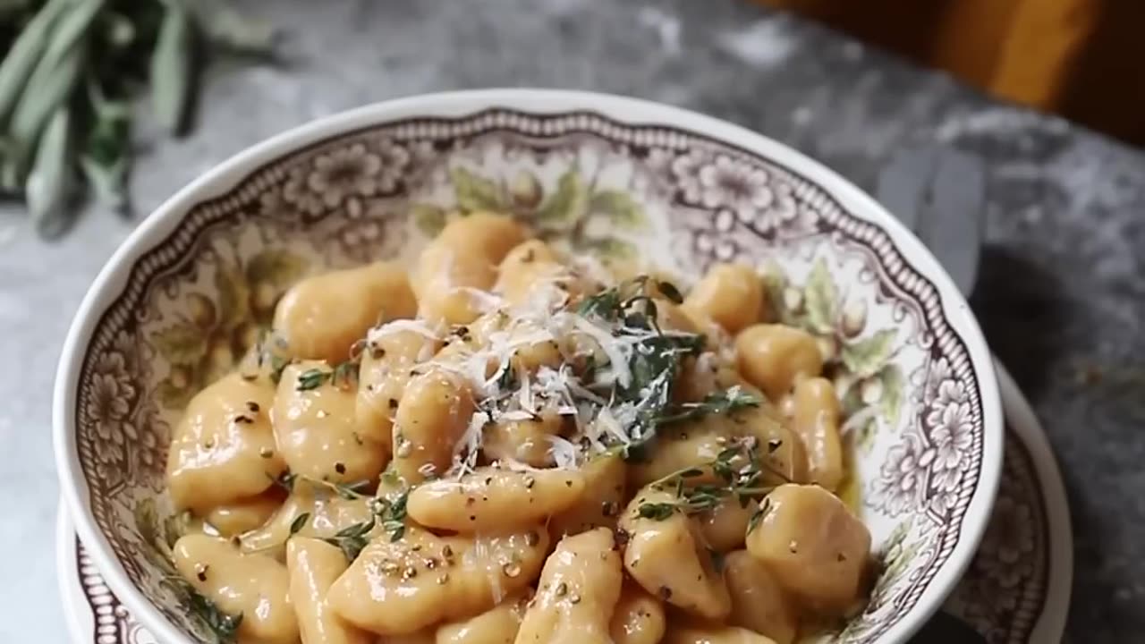 Sweet Potato Brown Butter Gnocchi