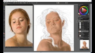 Fundamentals of painting skin and hair!