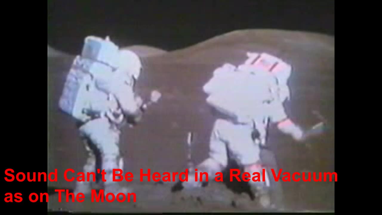 Moon Hoax -Sound of Hammer Hitting Rock is Heard in Nevada Fake Moon Bay