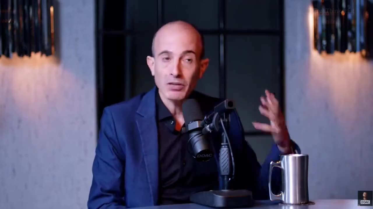 Notice how World Economic Forum Top Advisor Yuval Noah Harari