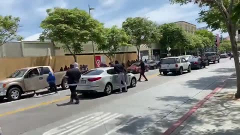 BLM and Antifa Communists Pulling INNOCENT motorists out of their vehicles