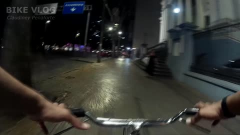 PEDALANDO NO CENTRO DE BH A NOITE / BikeVlog Parte 1