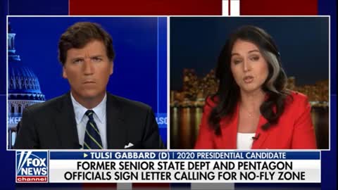 Tulsi Gabbard - Leaders Should Work on Negotiated Settlement Rather than Escalation with No Fly Zone