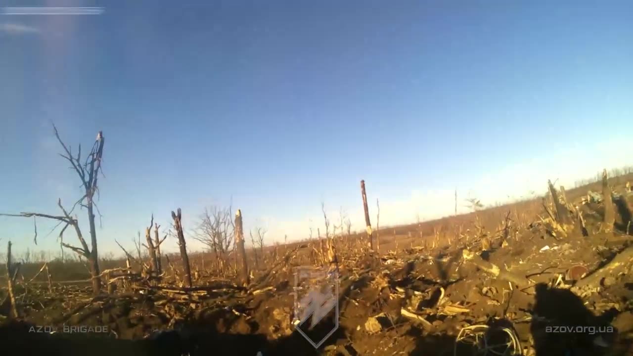 New Footage of AZOV Brigade Troops on the Front Lines