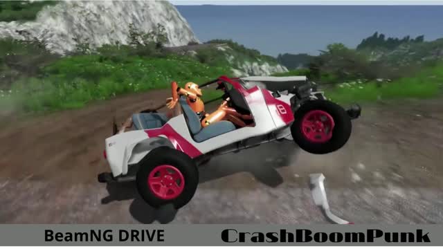 Realistic Cliff Drops - BeamNG Drive Crashes | CrashBoomPunk