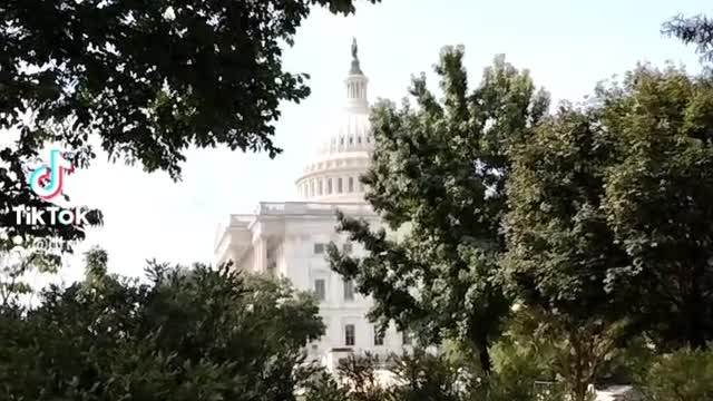 Senate offices scaffolding coming down