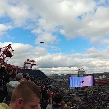 Plane flyover