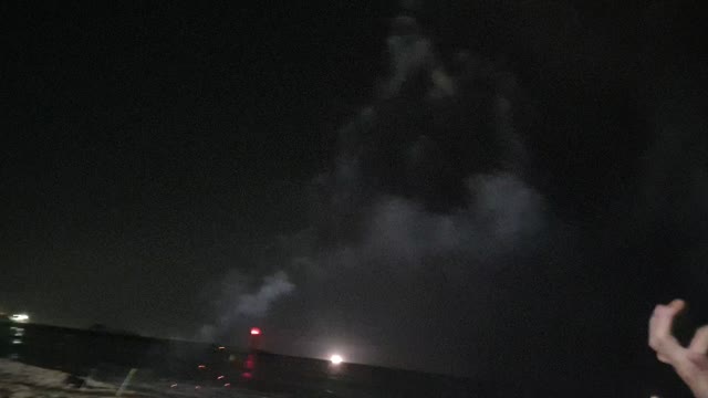 Fireworks in the East Sea