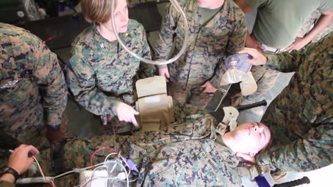 Medical Personnel Hone Skills with Casualty Evacuation Exercise