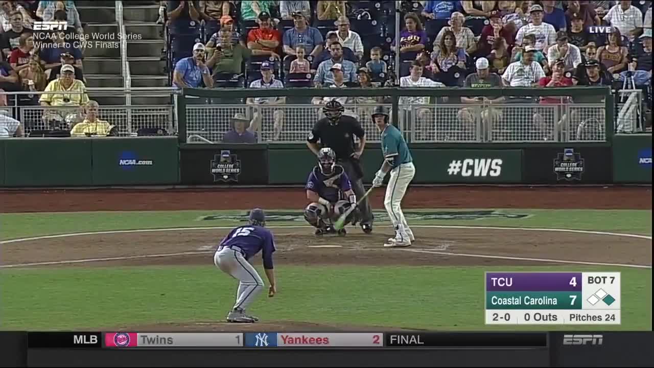 This kid got all the attention at a live baseball game