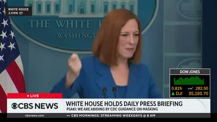 Psaki: You Can't Tell Me That People Hate Masks Just Because of ONE Plane Video