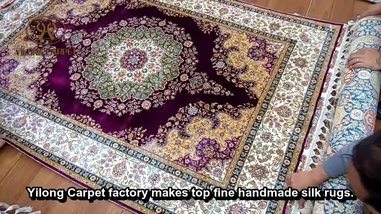 Turkish Rug Packing--How to Pack Turkish Silk Carpets & Rugs in Yilong Carpet Factory