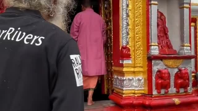 Sadhguru Visits Ancient Guptkashi Temple | Shorts