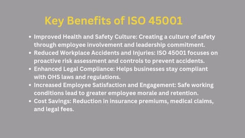 Unlocking the Benefits of ISO 45001 certification for Your Organization