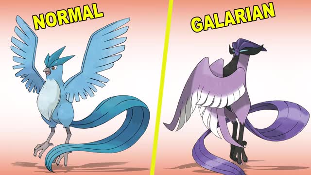 Pokémon Comparison [Normal II Galarian]