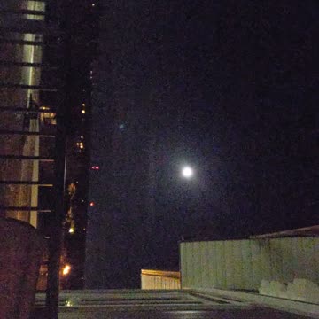 A bright moon