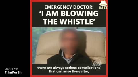 Emergency doctor: I am blowing the whistle