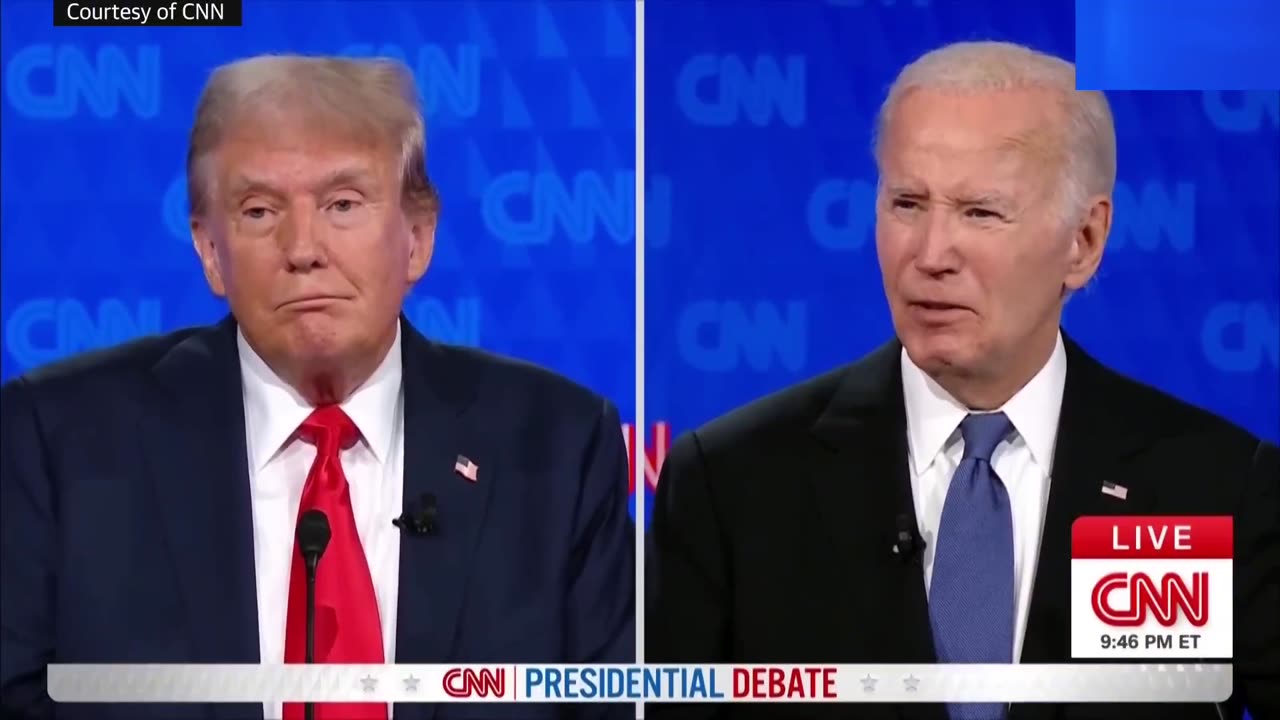 Joe Biden and Donald Trump clash in first 2024 presidential debate