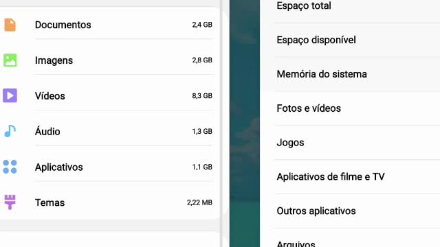 Android sabota Armazenamento do meu Samsung A30