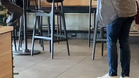 Caught doing unbelievable magic at Starbucks