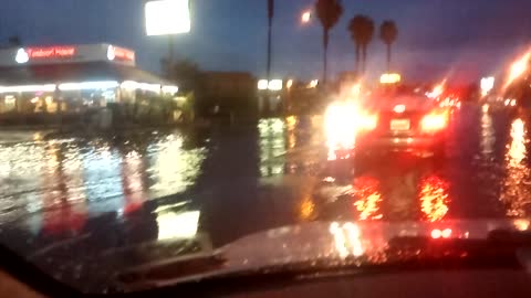 Flooding in Old Town District of San Diego