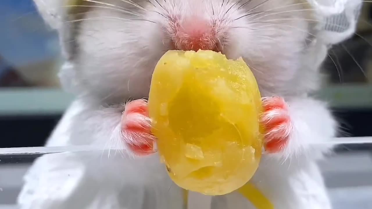 Haw adorable she is 🐹
