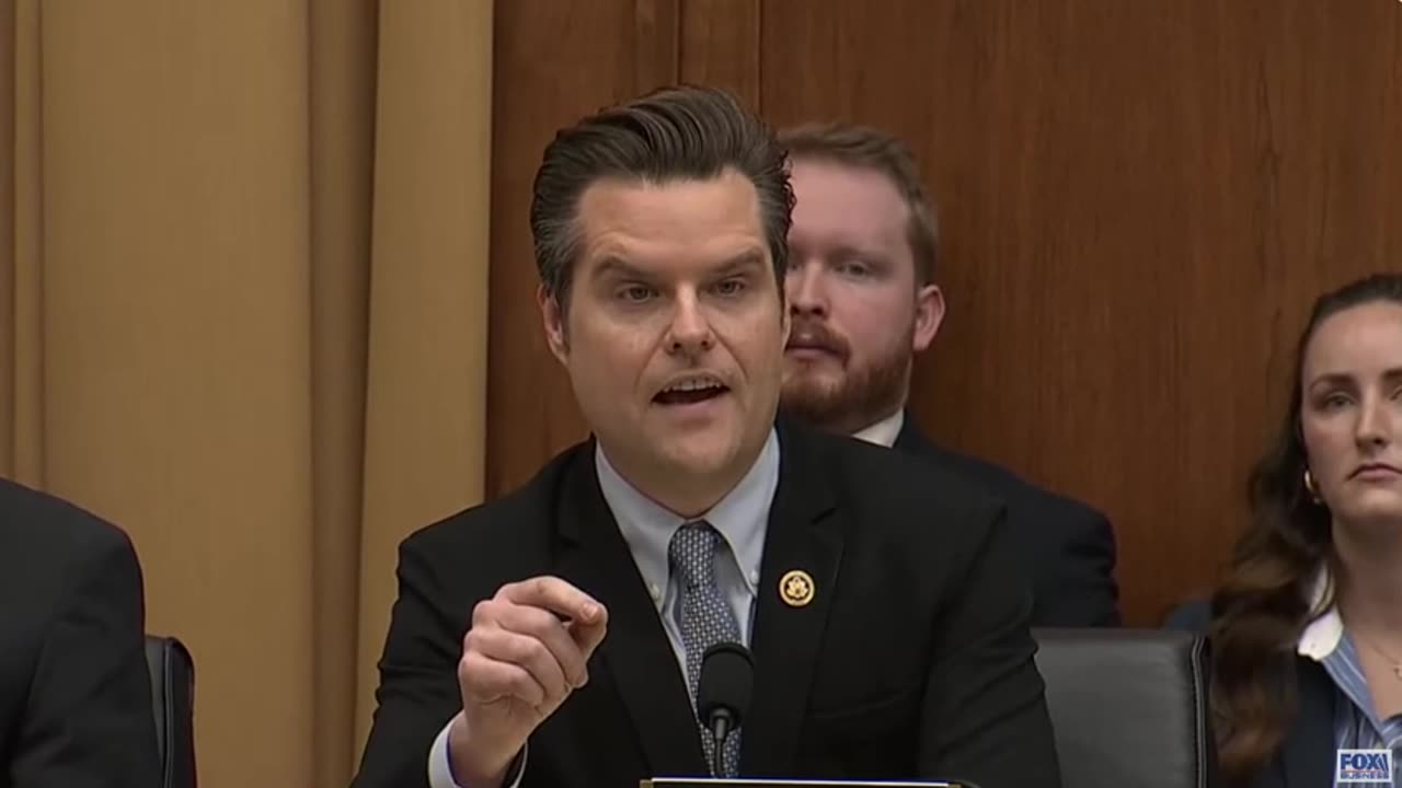 Matt Gaetz DESTROYS Crooked Special Counsel Robert Hur & the DOJ's Two-Tiered Justice System