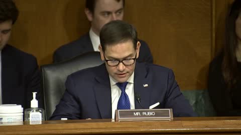 Ranking Member Rubio Delivers Opening Remarks at a Senate Foreign Relations Subcommittee Hearing