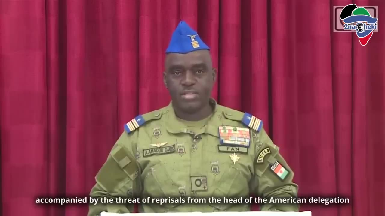 Watch Full English Speech of Why Niger Kicked the US Military Out of the Country