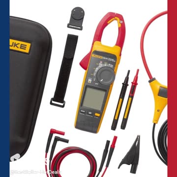 Fluke 378FC AC/DC TRMS Non-Contact Voltage Wireless Clamp w/PQ Indicator & iFlex