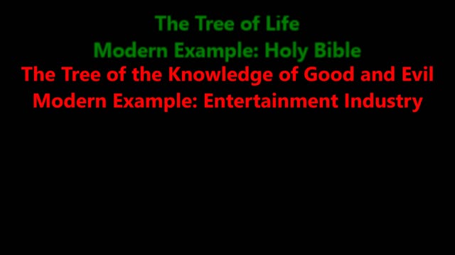 Tree of Life & Tree of the Knowledge of Good and Evil Examples - RGW with Music