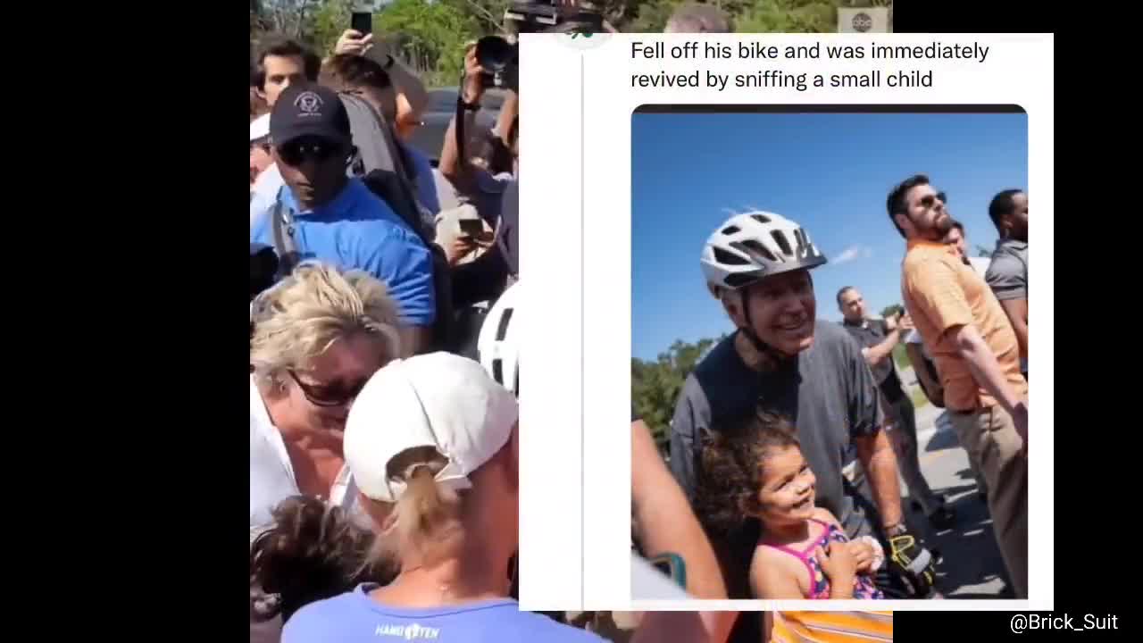 the real reason biden crashed his bike.