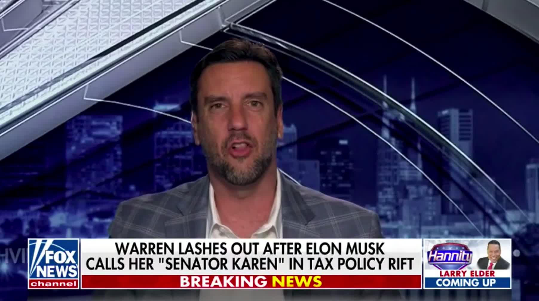 Clay Travis reacts to Elon Musk's feud with Joy Reid and Elizabeth Warren