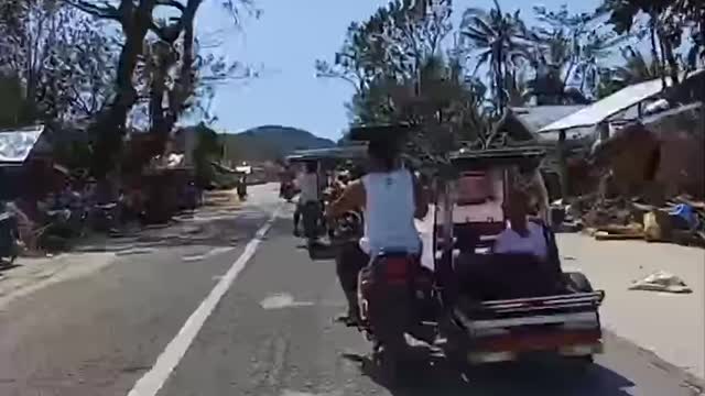 SIPALAY, Philippines TYPHOON Aftermath "Warning to Viewers"