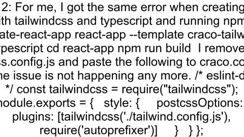 How to solve craco Cannot find ESLint loader eslintloader error with ANTd and React 2021