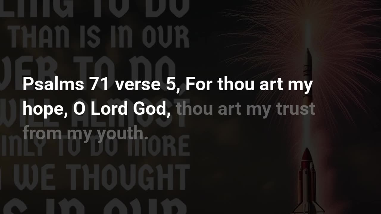 Psalms 71:5