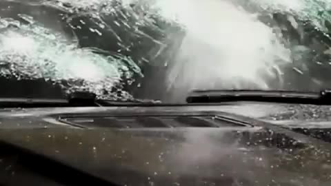 TESTING BULLETPROOF WINDSHIELD